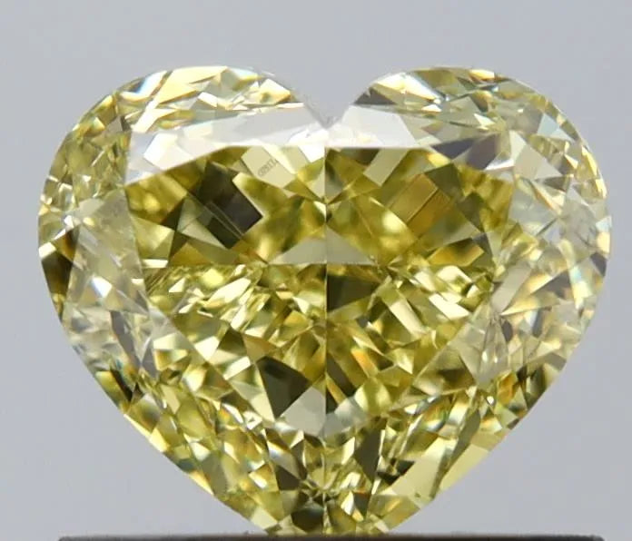 1.01ct Heart Natural Diamond (Colour Fancy Brownish Yellow, Clarity SI2, GIA Certified)
