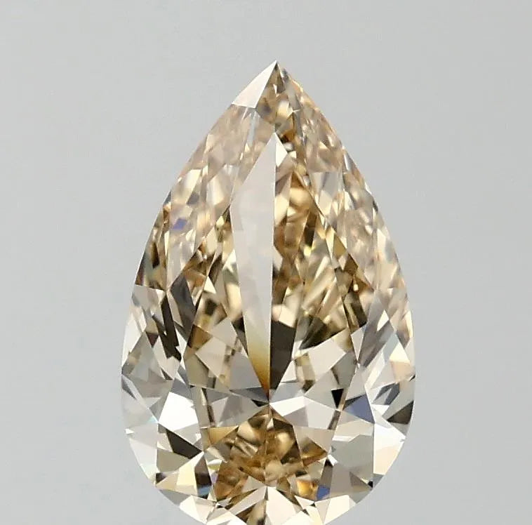 1.20ct Pear Natural Diamond (Colour Fancy Light, Clarity VS1, GIA Certified)