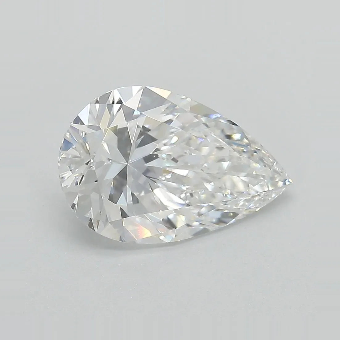 3.11ct Pear Lab Grown Diamond (Colour E, Clarity VVS1, IGI Certified)