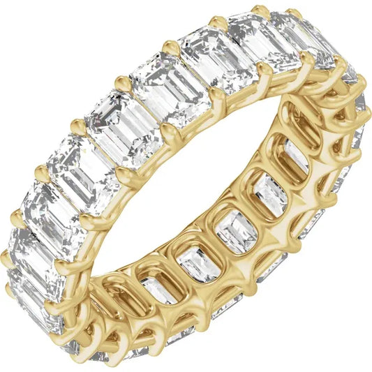 14K 5 CTW Lab-Grown Diamond Low Profile Eternity Band