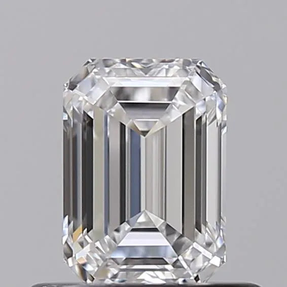 0.55ct Emerald Lab Grown Diamond (Colour D, Clarity IF, IGI Certified)
