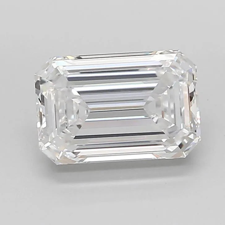 3.04ct Emerald Lab Grown Diamond (Colour D, Clarity VVS2, IGI Certified)