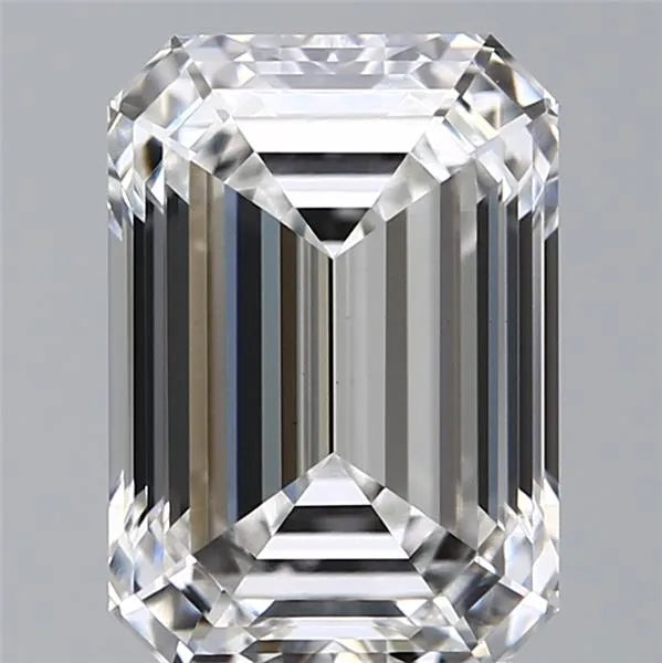 3.05ct Emerald Lab Grown Diamond (Colour D, Clarity VVS2, IGI Certified)