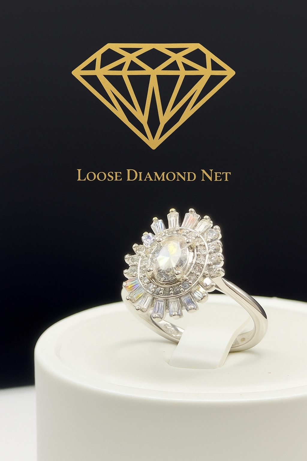 AURORA - 1.55 ct Natural Diamond Engagement Ring