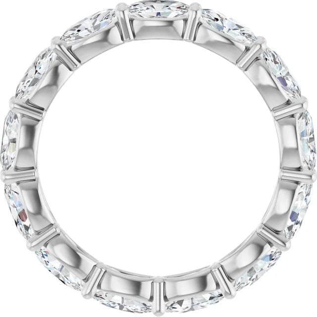 14K White 2 1/2 CTW Lab-Grown Diamond Eternity Band