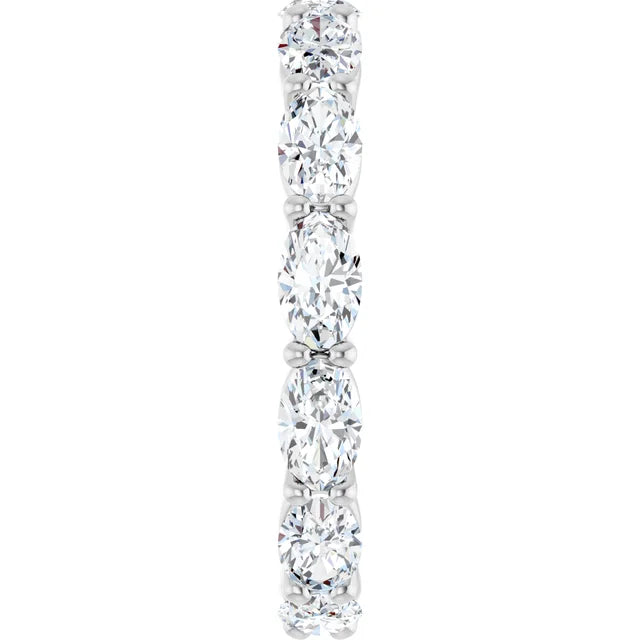 14K White 2 1/2 CTW Lab-Grown Diamond Eternity Band