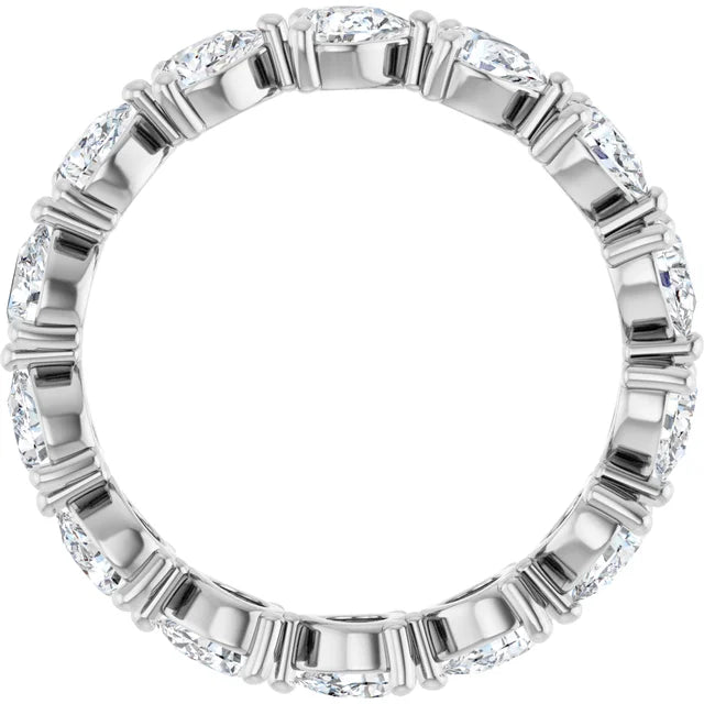 14K White 2 CTW Lab-Grown Diamond Eternity Band