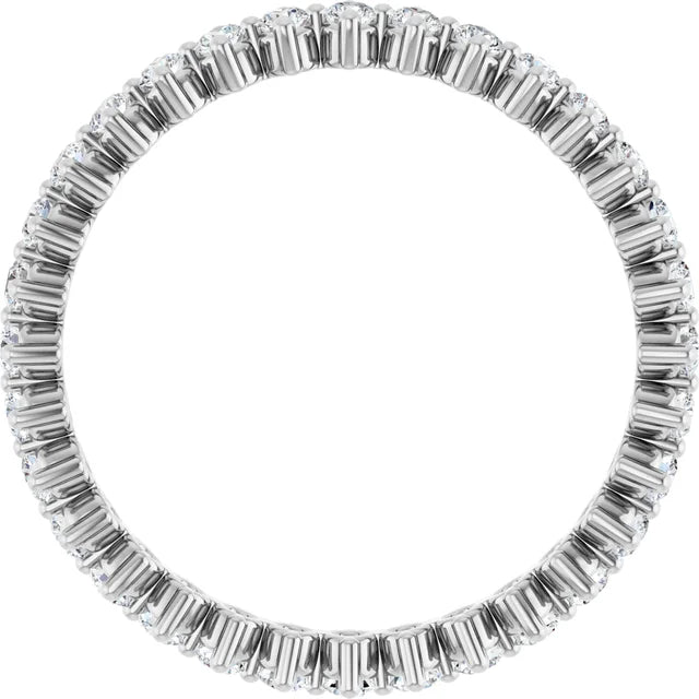 14K White 1/2 CTW Lab-Grown Diamond Eternity Band