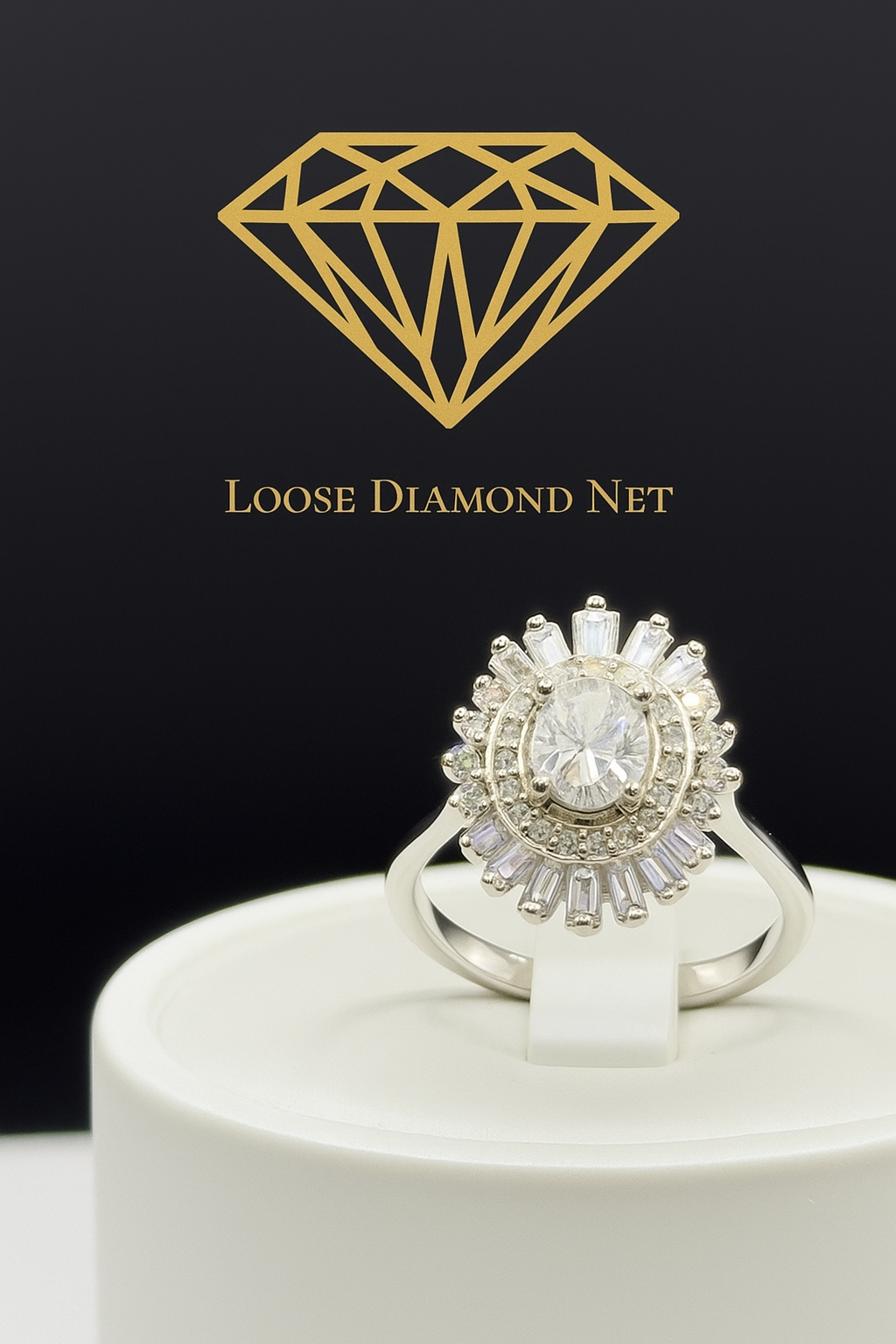 AURORA - 1.55 ct Natural Diamond Engagement Ring