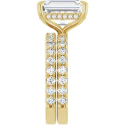 14K Yellow Engagement Ring Mounting