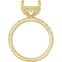 14K Yellow Engagement Ring Mounting