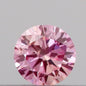 0.09ct Round Lab Grown Diamond (Colour Fancy Vivid Pink, Clarity VS1, Cut VG, IGI Certified)