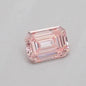 0.14ct Emerald Lab Grown Diamond (Colour Fancy Intense Pink, Clarity VS1, IGI Certified)