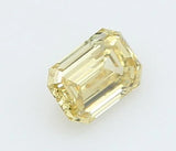 0.19ct Emerald Lab Grown Diamond (Colour Fancy Intense Yellow, Clarity VS1, IGI Certified)