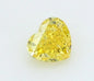 0.19ct Heart Lab Grown Diamond (Colour Fancy Vivid Yellow, Clarity VVS1, IGI Certified)
