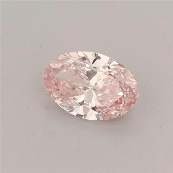 0.28ct Oval Lab Grown Diamond (Colour Fancy Intense Pink, Clarity VS2, Cut VG, IGI Certified)