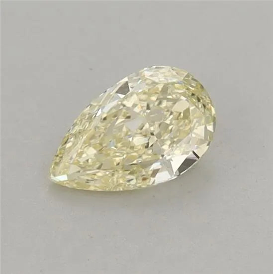 0.39ct Pear Lab Grown Diamond (Colour Fancy Light Yellow, Clarity VVS2, IGI Certified)
