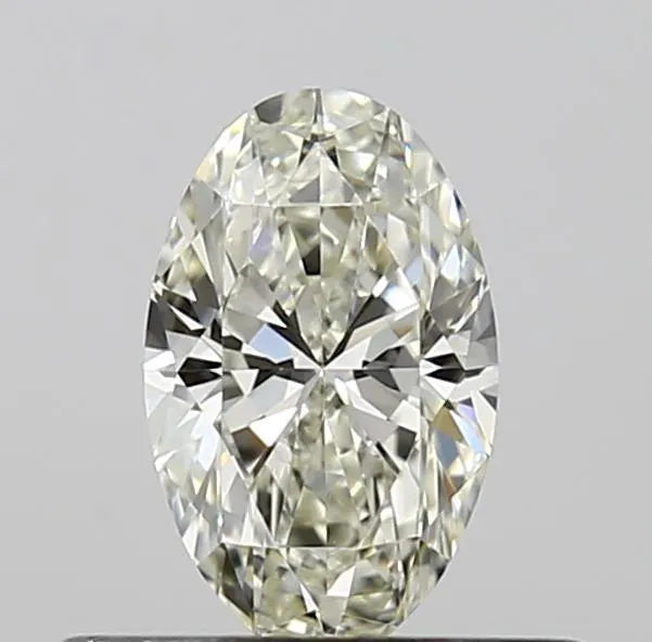 0.40ct Oval Natural Diamond (Colour K, Clarity VS2, GIA Certified)