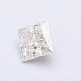 0.41ct Princess Lab Grown Diamond (Colour Fancy Vivid Blue, Clarity VVS2, IGI Certified)