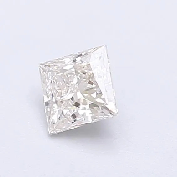 0.41ct Princess Lab Grown Diamond (Colour Fancy Vivid Blue, Clarity VVS2, IGI Certified)
