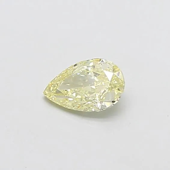 0.42ct Pear Lab Grown Diamond (Colour Fancy Light Yellow, Clarity VS1, IGI Certified)