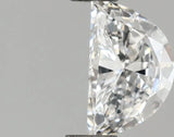 0.50ct Half moon Lab Grown Diamond (Colour D, Clarity VVS1, IGI Certified)