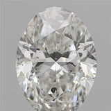 0.50ct Oval Natural Diamond (Colour G, Clarity I1, GIA Certified)
