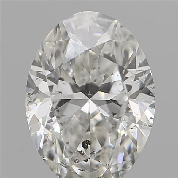 0.50ct Oval Natural Diamond (Colour G, Clarity I1, GIA Certified)