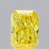 0.50ct Radiant Lab Grown Diamond (Colour Fancy Vivid Yellow, Clarity VVS2, IGI Certified)