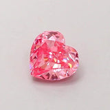 0.51ct Heart Lab Grown Diamond (Colour Fancy Vivid Pink, Clarity VVS2, IGI Certified)