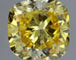 0.56ct Cushion modified Lab Grown Diamond (Colour Fancy Intense Yellow, Clarity VVS2, IGI Certified)