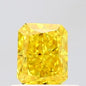0.67ct Radiant Lab Grown Diamond (Colour Fancy Vivid Yellow, Clarity VVS2, IGI Certified)