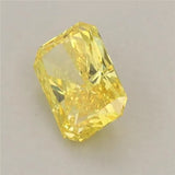 0.69ct Radiant Lab Grown Diamond (Colour Fancy Vivid Yellow, Clarity VVS2, IGI Certified)