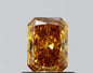0.70ct Radiant Lab Grown Diamond (Colour Fancy Vivid Brownish Yellow, Clarity VVS2, IGI Certified)