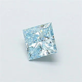 0.73ct Princess Lab Grown Diamond (Colour Fancy Intense Blue, Clarity VVS1, IGI Certified)