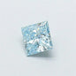 0.73ct Princess Lab Grown Diamond (Colour Fancy Intense Blue, Clarity VVS1, IGI Certified)
