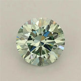0.76ct Round Lab Grown Diamond (Colour Fancy Intense Green, Clarity VS1, Cut ID, IGI Certified)