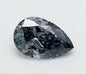 0.80ct Pear Lab Grown Diamond (Colour Fancy Gray Blue, Clarity VVS1, IGI Certified)