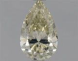 0.80ct Pear Natural Diamond (Colour Fancy Light Yellow, Clarity VVS1, GIA Certified)