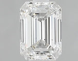 0.81ct Emerald Lab Grown Diamond (Colour F, Clarity VS2, IGI Certified)