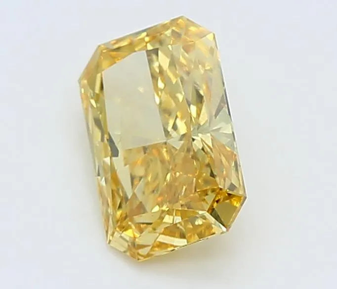 0.86ct Radiant Lab Grown Diamond (Colour Fancy Vivid Yellow, Clarity VS2, IGI Certified)