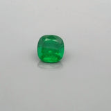 0.92ct Cushion Natural Emerald (Colour Green, Clarity Slightly Included, Cut Faceted)
