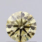 0.94ct Round Lab Grown Diamond (Colour Fancy Light Yellow, Clarity VVS2, Cut EX, IGI Certified)