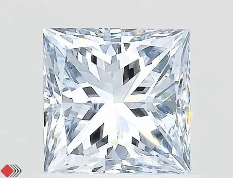 0.98ct Princess Lab Grown Diamond (Colour Fancy Blue, Clarity VVS2, IGI Certified)