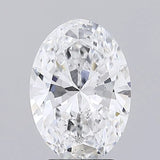 3.02ct Oval Lab Grown Diamond (Colour E, Clarity SI1, IGI Certified)