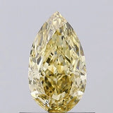 0.80ct Pear Lab Grown Diamond (Colour Fancy Yellow, Clarity VS1, IGI Certified)