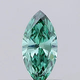 0.50ct Marquise Lab Grown Diamond (Colour Fancy Vivid Green, Clarity VVS2, IGI Certified)