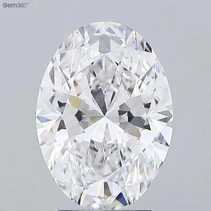 3.06ct Oval Lab Grown Diamond (Colour E, Clarity VVS2, IGI Certified)