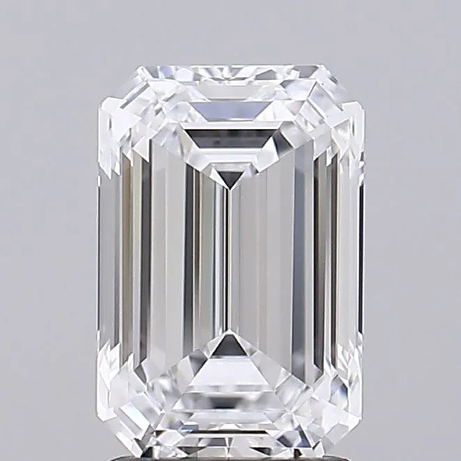 2.22ct Emerald Lab Grown Diamond (Colour D, Clarity IF, IGI Certified)
