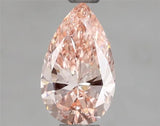 1.00ct Pear Lab Grown Diamond (Colour Fancy Vivid Pink, Clarity VS1, IGI Certified)